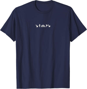 He Came He Died He Rose He Ascended He is Coming Back Again T-Shirt - T-Shirt | Navy
