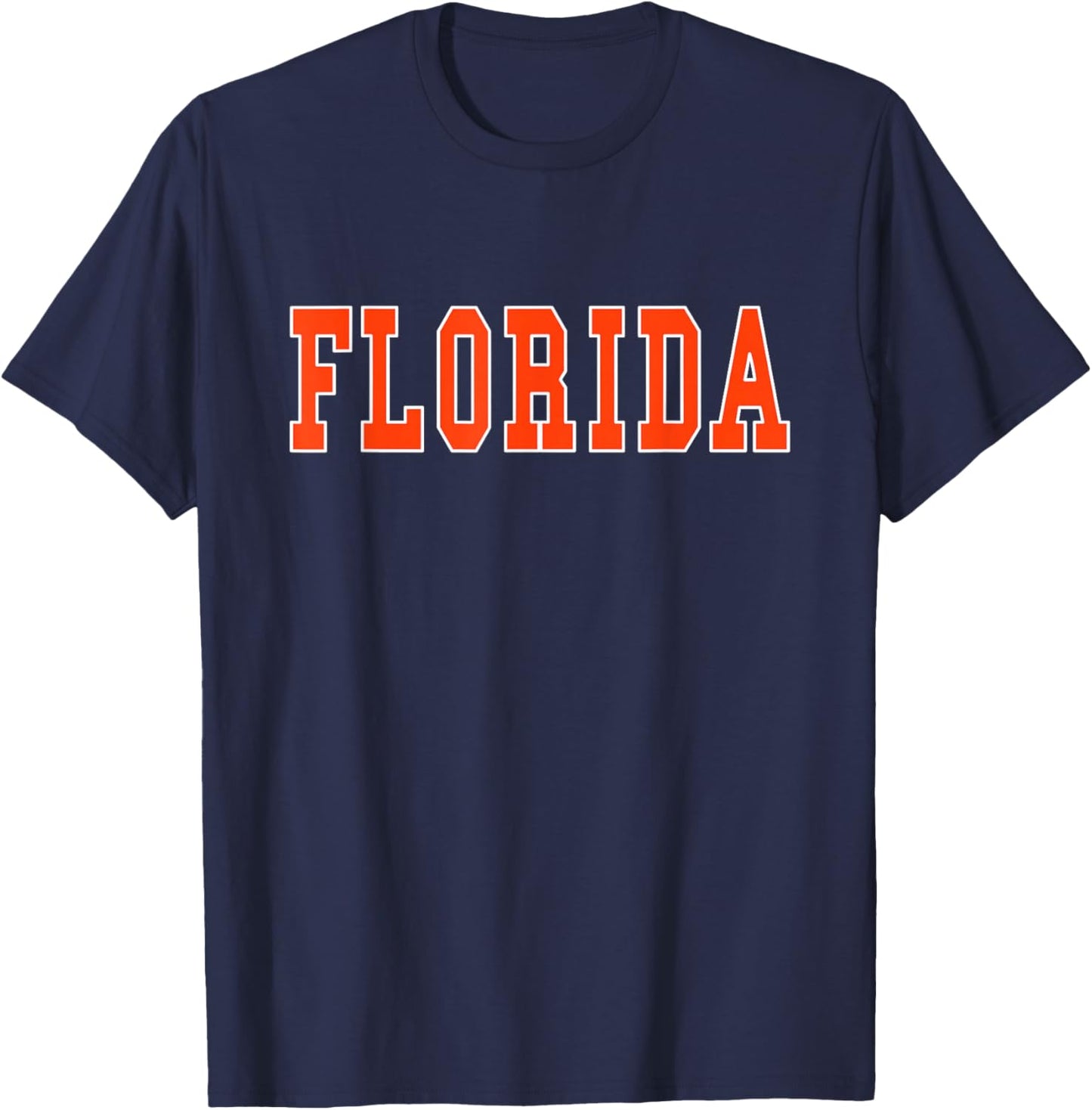 Florida Throwback Design Classic T-Shirt - T-Shirt | Navy