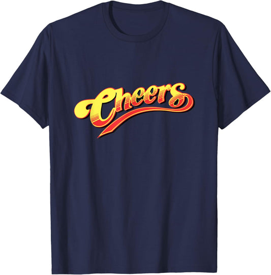 Cheers Bostons Retro Vintage T-Shirt - T-Shirt | Navy