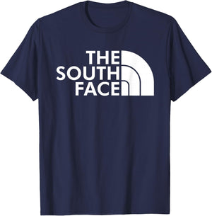 Lustige Parodie - The South Face Cooles Design für smarte Leute T-Shirt - T-Shirt | Navy