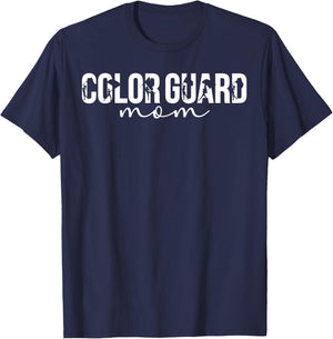 Color Guard Mom Of A Color Guard Member Guard Mama T-Shirt - T-Shirt | Navy