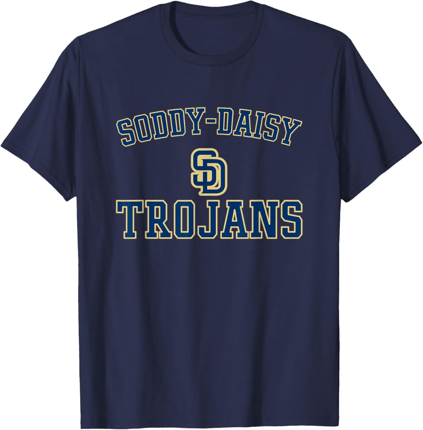 Soddy-Daisy Trojans Logo Varsity HS T-Shirt - T-Shirt | Navy