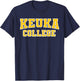 Keuka College Apparel Sports Fan T-Shirt - T-Shirt | Navy