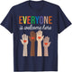 Everyone Is Welcome Here Idaho Teacher T-Shirt - T-Shirt | Navy