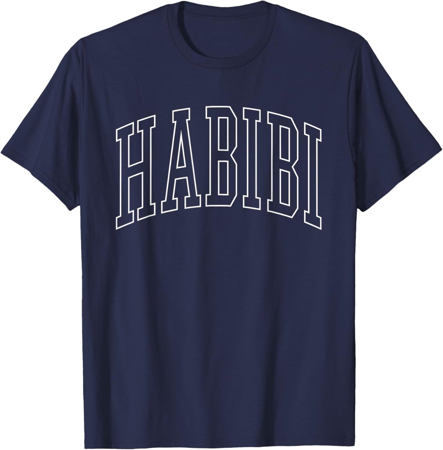 Habibi Lebanese Preppy Lebanon Arabic T-Shirt - T-Shirt | Navy