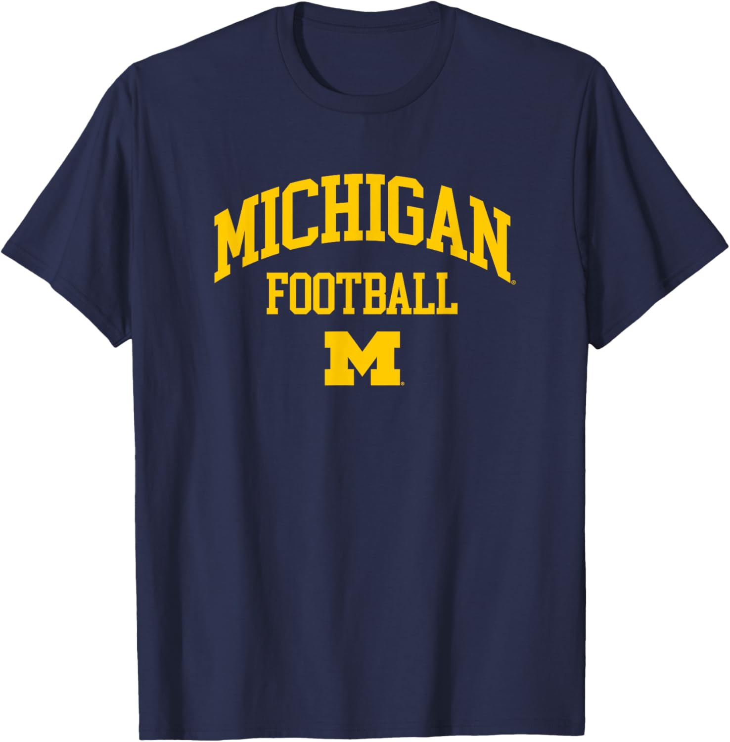 University of Michigan Wolverines Football T-Shirt - T-Shirt | Navy