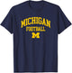 University of Michigan Wolverines Football T-Shirt - T-Shirt | Navy