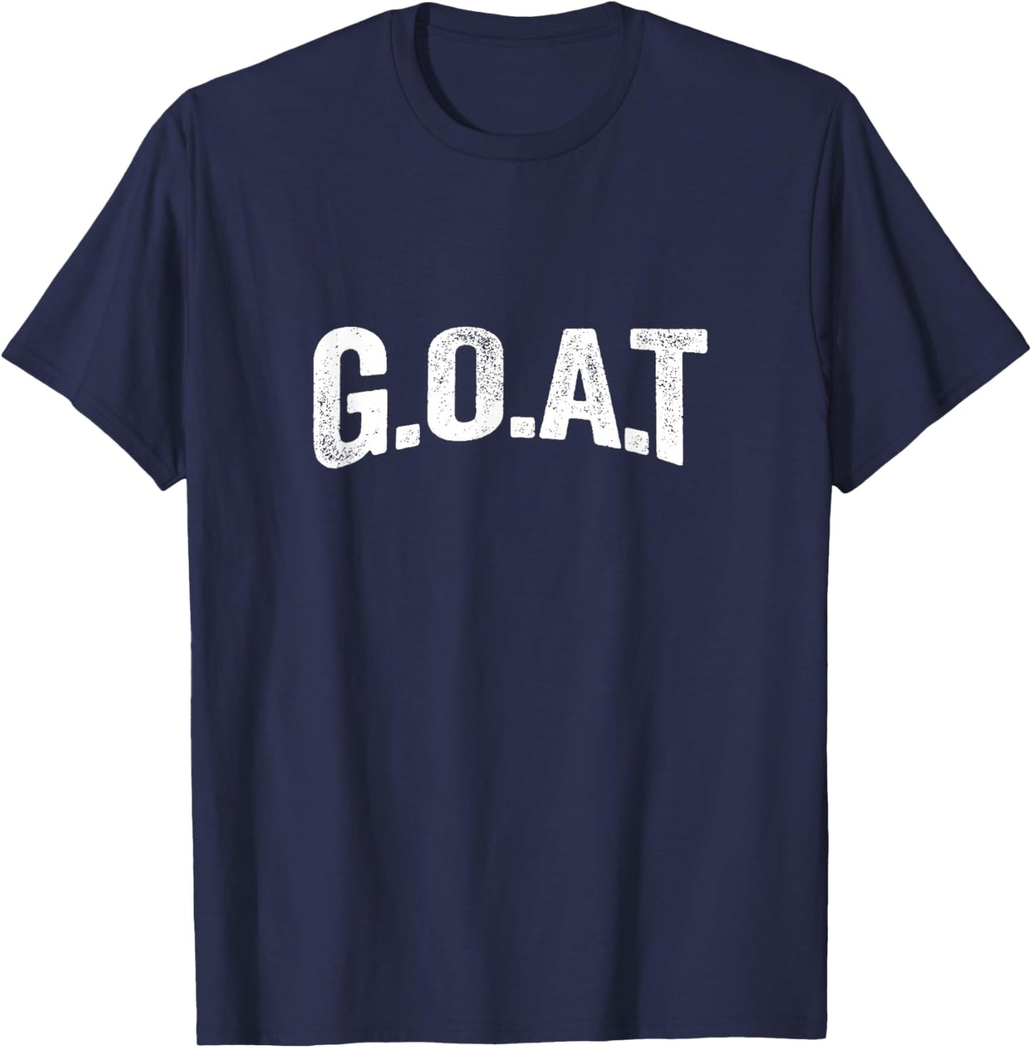 Style Vintage Greatest of All Time Athletic Graphic T-Shirt - T-Shirt | Navy