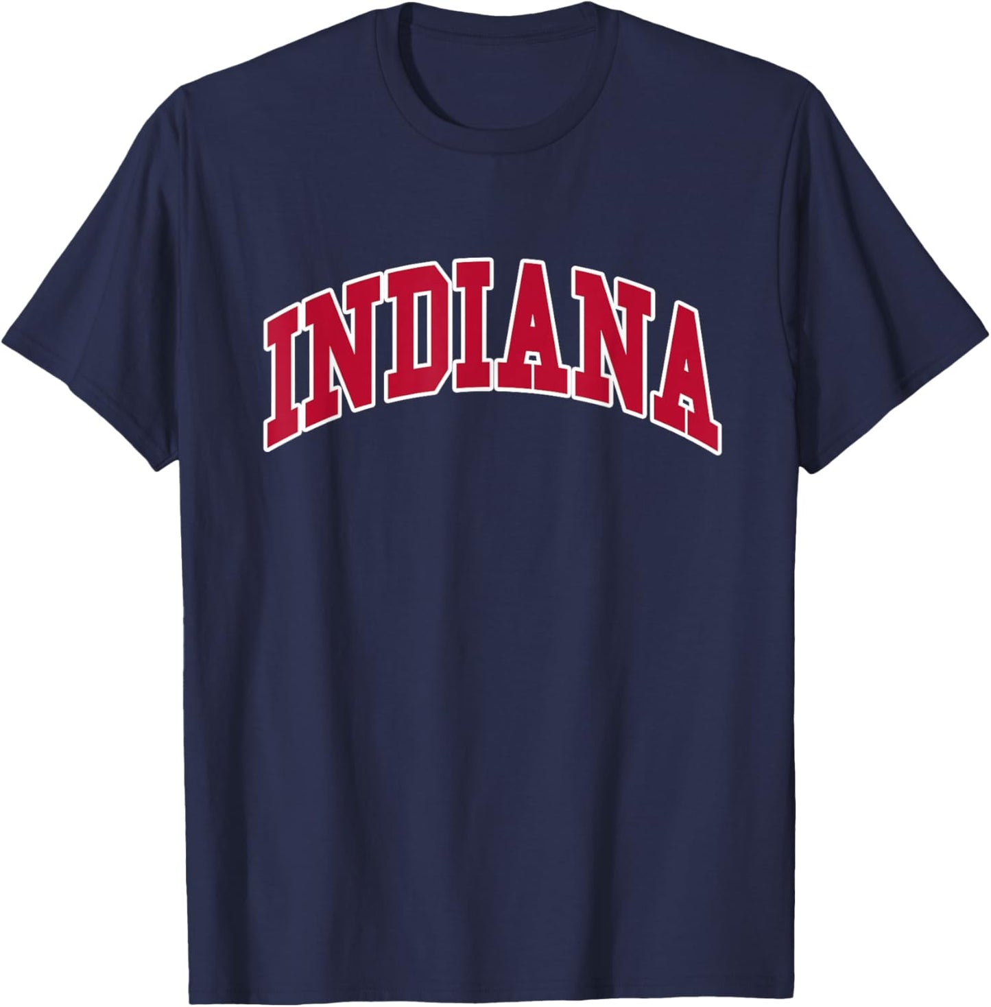 Indiana - Throwback Design T-Shirt - T-Shirt | Navy