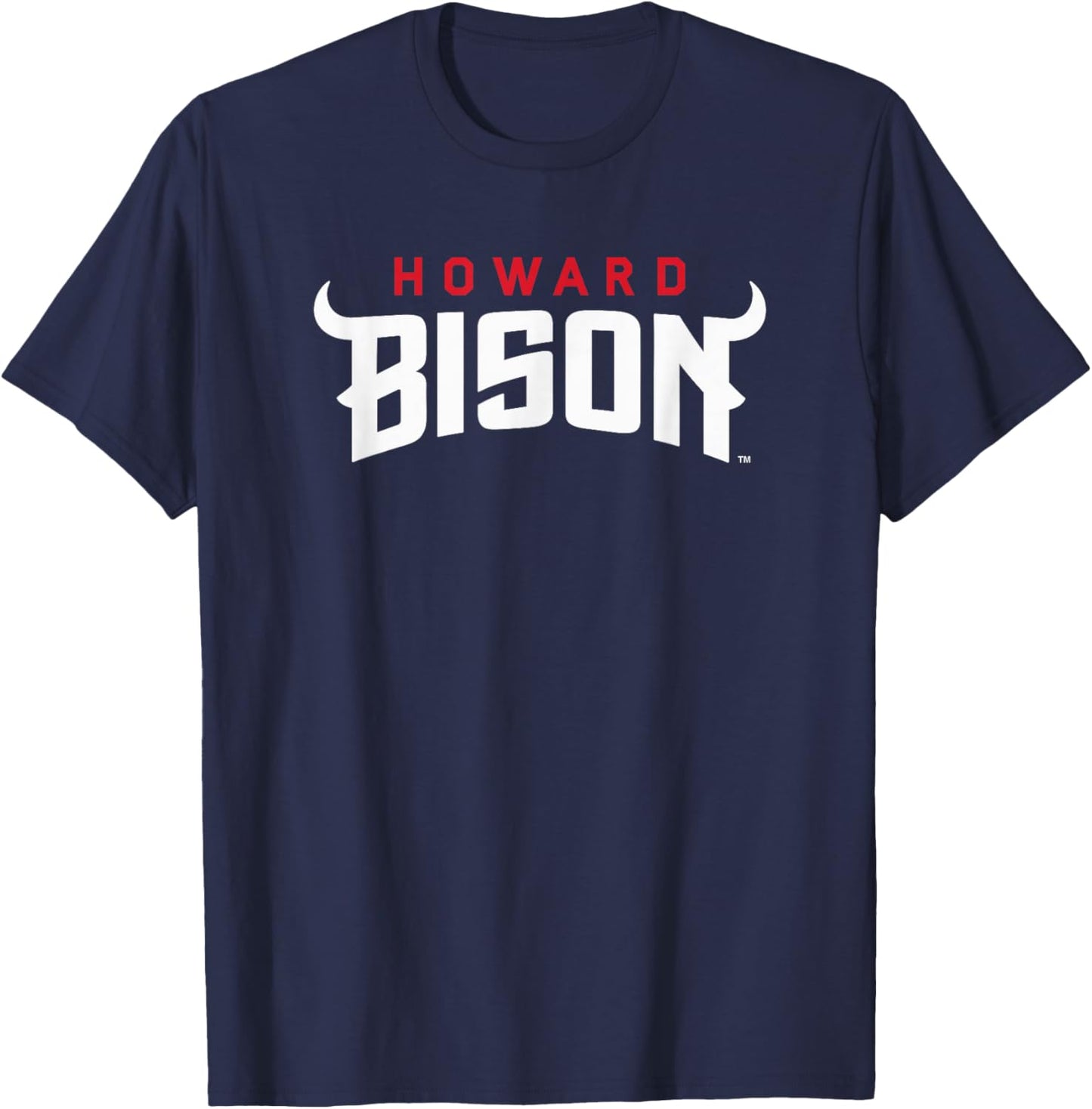 Howard Bison Classic Logo Officially Licensed T-Shirt - T-Shirt | Navy