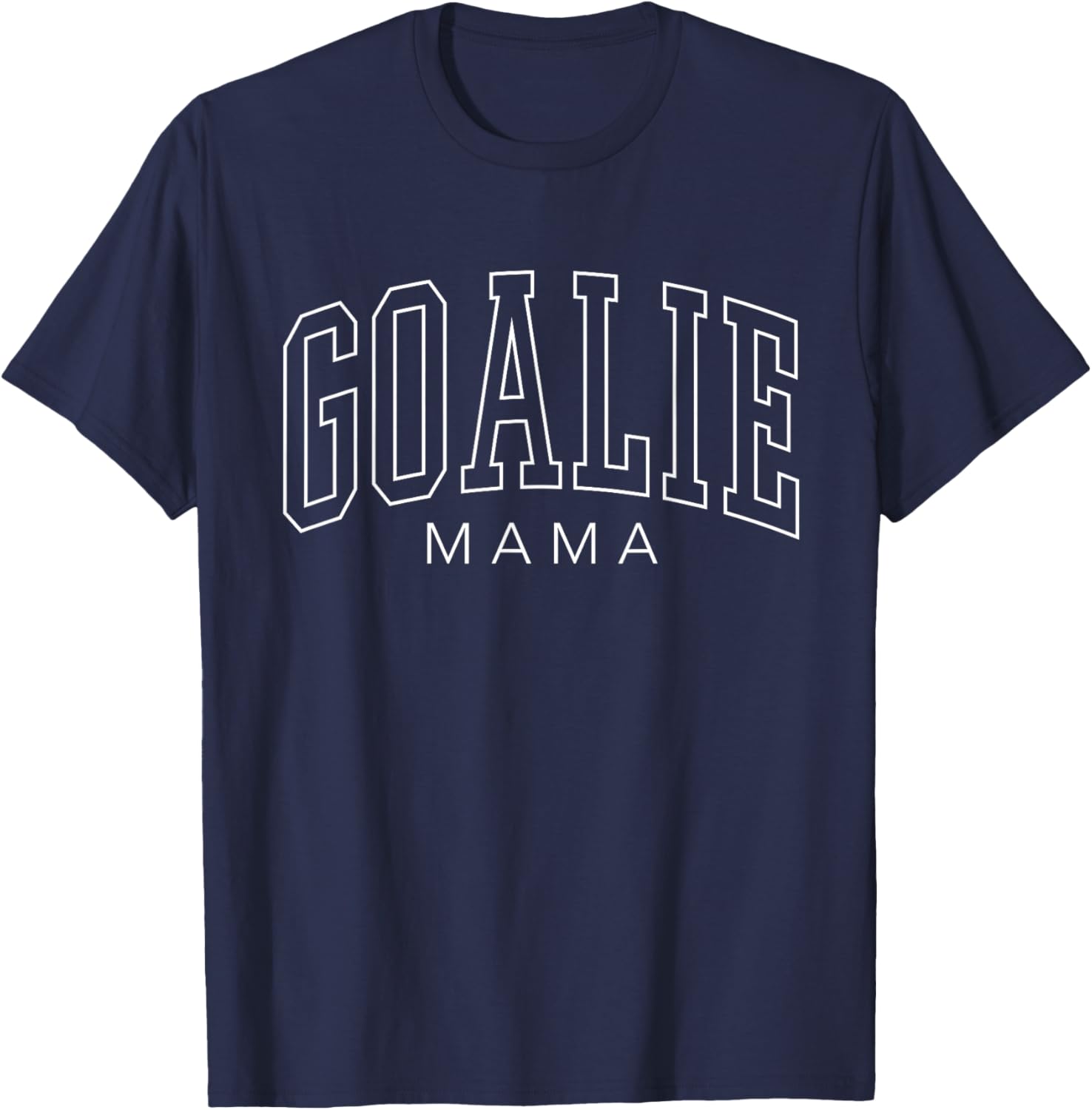 Goalie Mama Cute Soccer Goalie Family Mom T-Shirt - T-Shirt | Navy