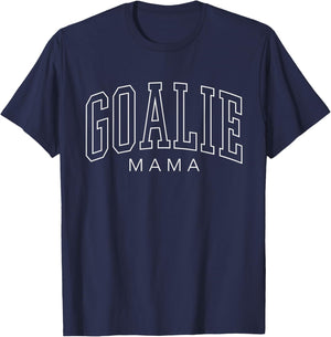 Goalie Mama Cute Soccer Goalie Family Mom T-Shirt - T-Shirt | Navy