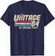 Vintage '84 Retro 41st Birthday Top 1984 Dad USA 40 T-Shirt - T-Shirt | Navy