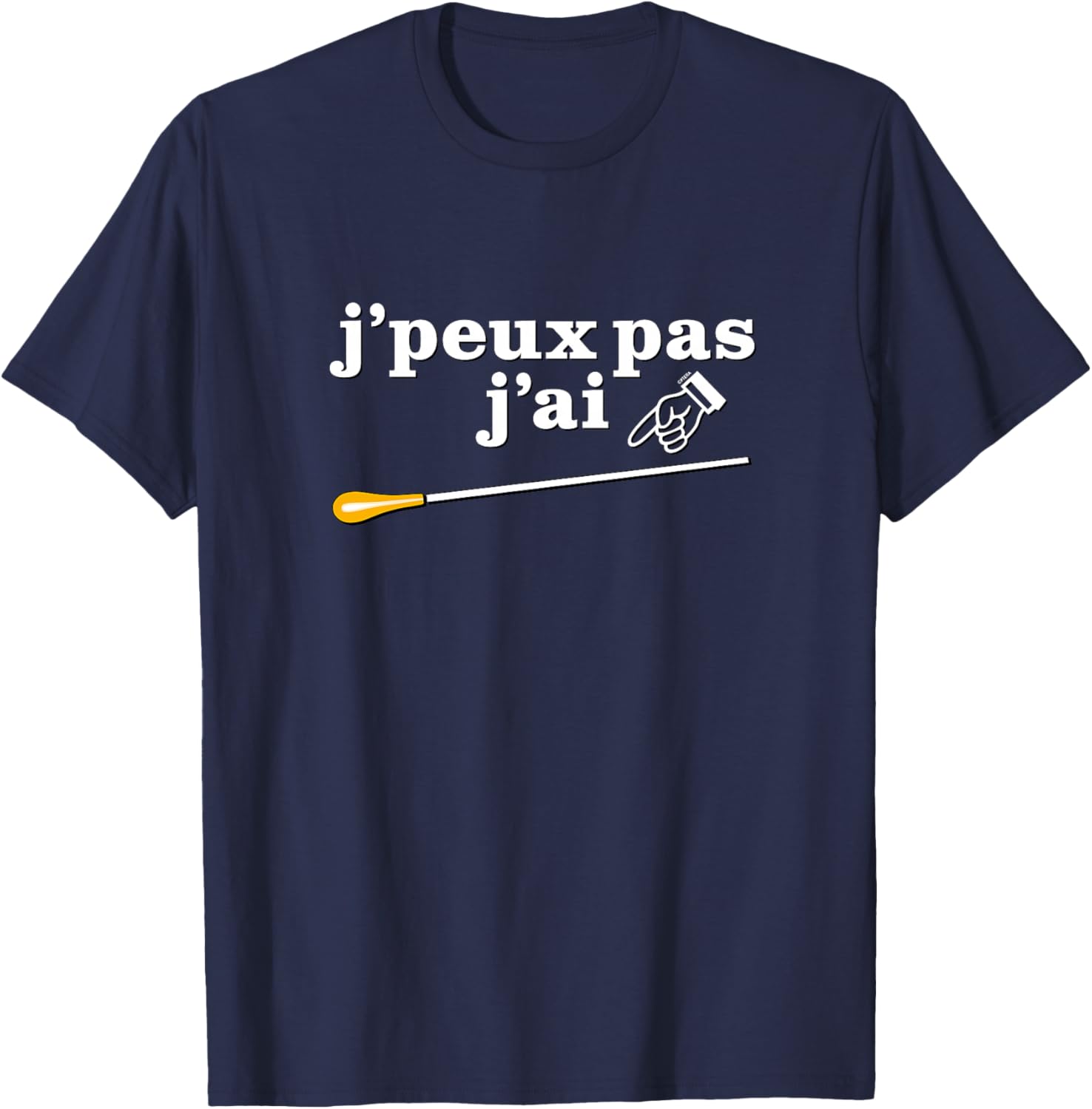 Meilleur Chef d'orchestre Humour Drôle Directeur de Musique Haut de Gamme T-Shirt - T-Shirt | Navy
