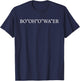 Funny British Accents Bo'Oh'o Wa'er Bottle of Water T-Shirt - T-Shirt | Navy