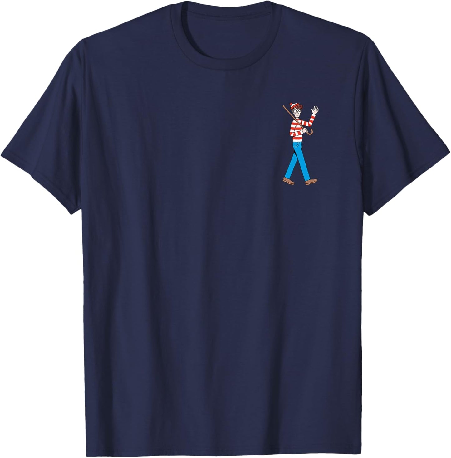Marching Search Front & Back T-Shirt - T-Shirt | Navy