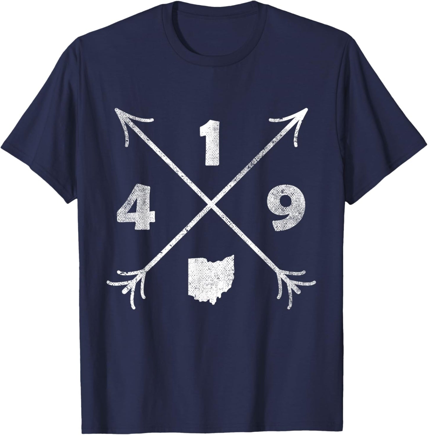 Toledo Ohio OH | area code 419 T-Shirt - T-Shirt | Navy