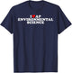 I Love AP Environmental Science T-Shirt - T-Shirt | Navy