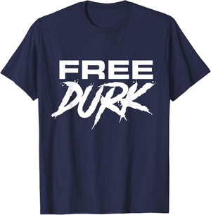 Free Durk, Free Durkio, Free Durk Shirt, Free Durkio T-Shirt - T-Shirt | Navy