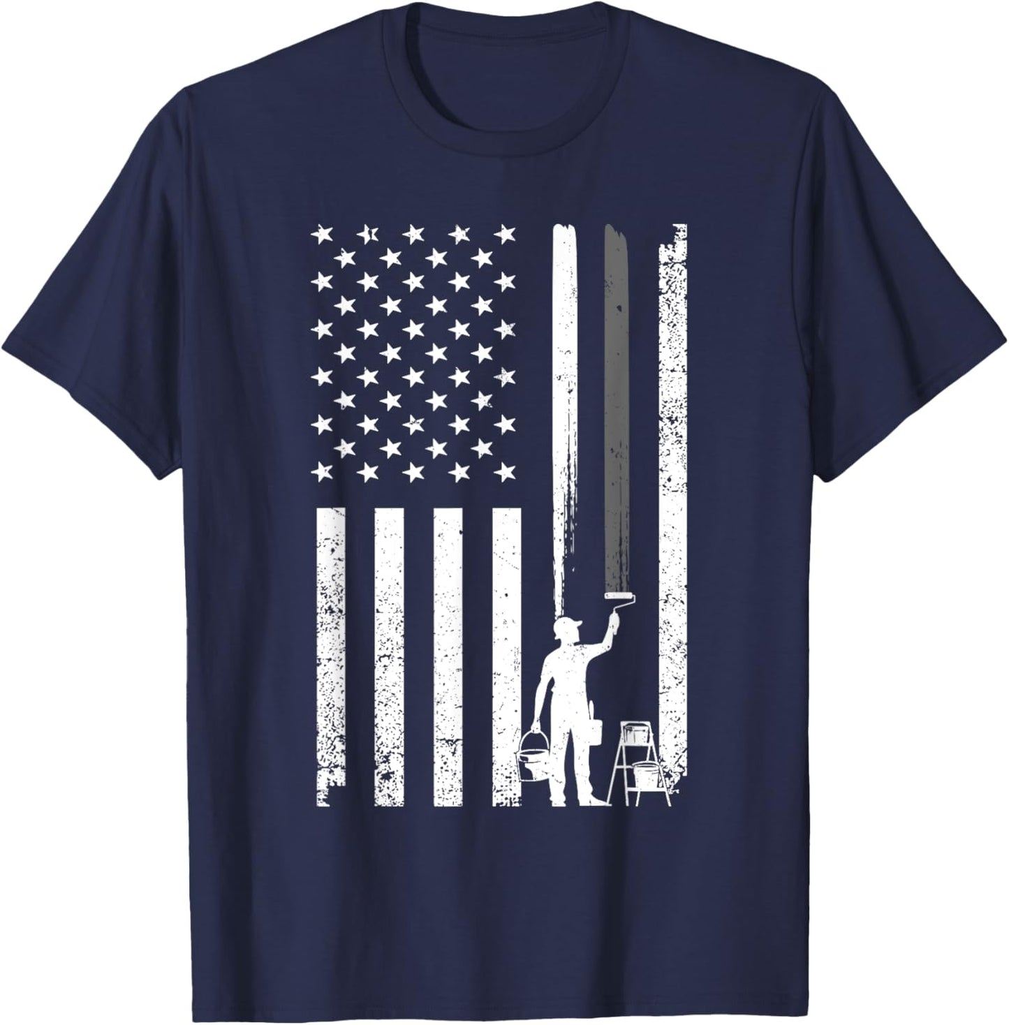 Cool Painter Art Women Painting Job House Painter T-Shirt - T-Shirt | Navy