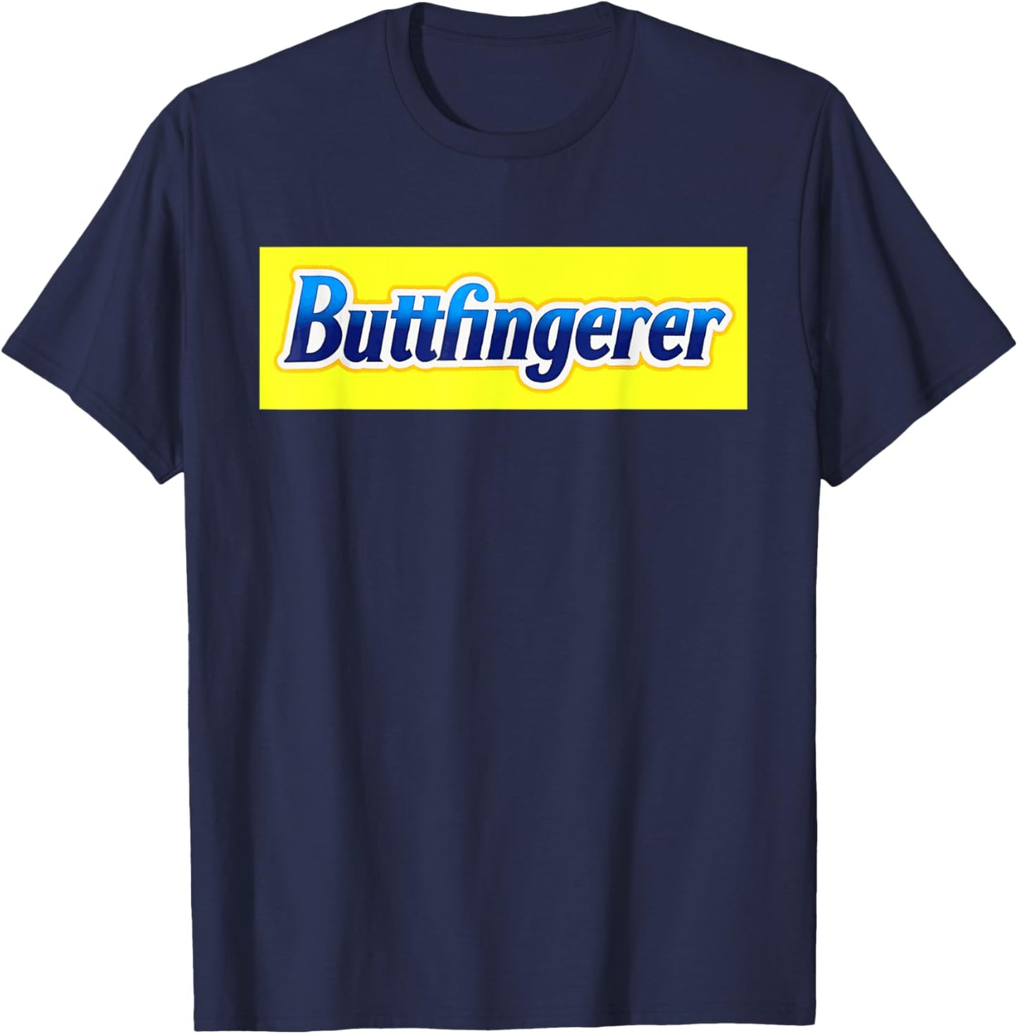 Buttfingerer Hilarious Meme Retro Vintage T-Shirt - T-Shirt | Navy