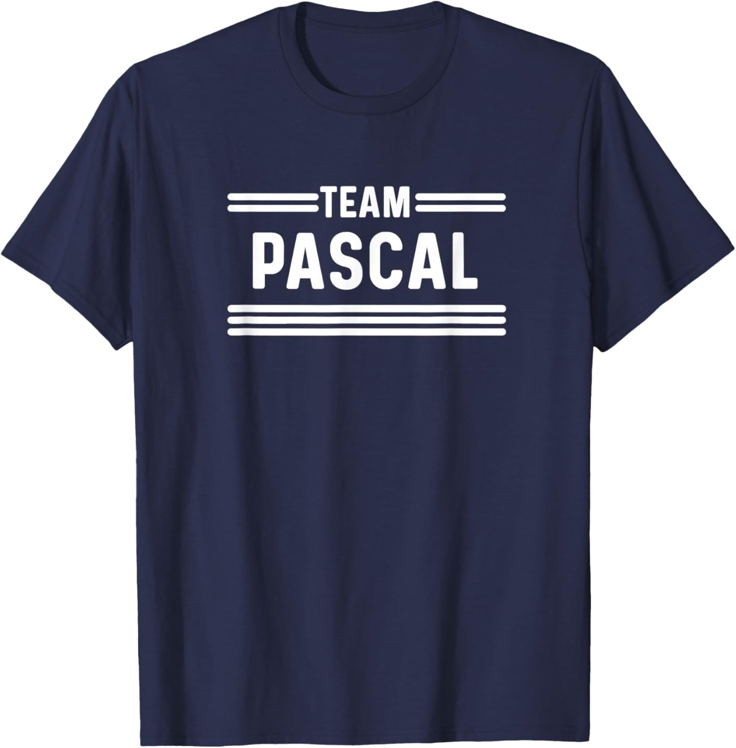 Team Pascal - Family Name T-Shirt - T-Shirt | Navy