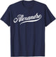 Men's Boys Funny Gift Funny Name for Alexandre T-Shirt - T-Shirt | Navy