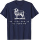 Sheep He Left The 99 To Find Me T-Shirt - T-Shirt | Navy
