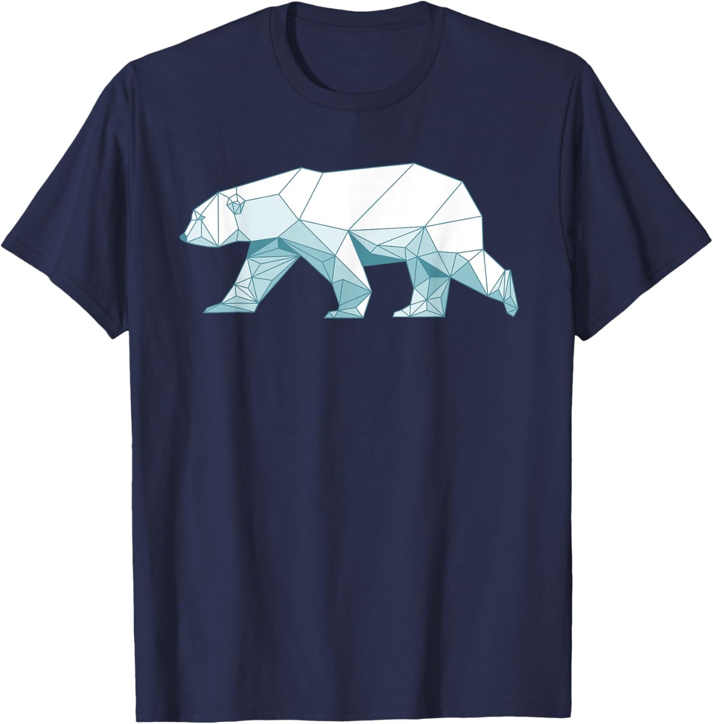Cool Polar Bear Design Women Arctic Polar Bear Lover T-Shirt - T-Shirt | Navy