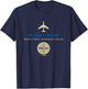 Pan Am Blue Gold Retro Logo T-Shirt - T-Shirt | Navy