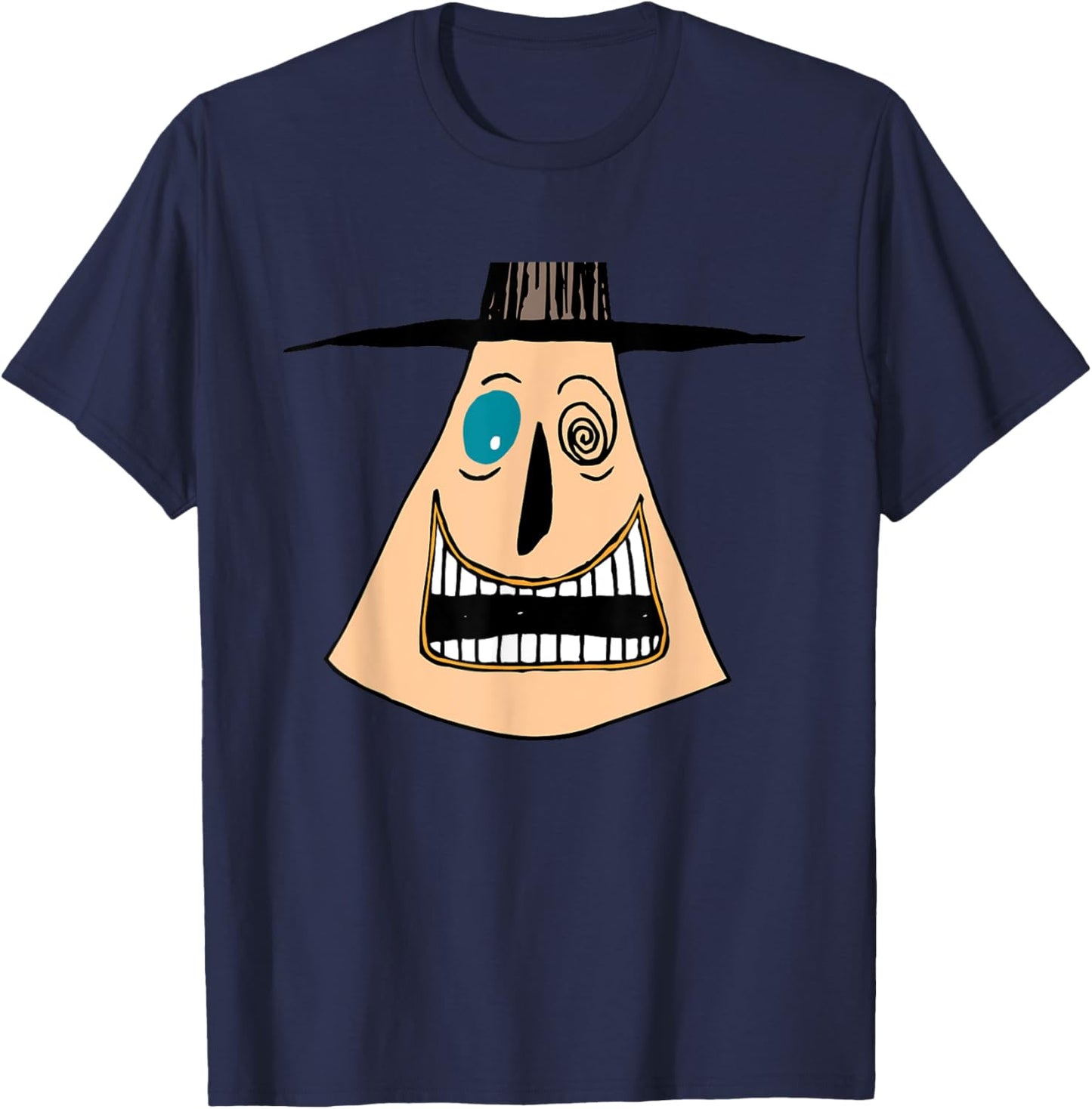 Disney The Nightmare Before Christmas The Mayor Big Face T-Shirt - T-Shirt | Navy