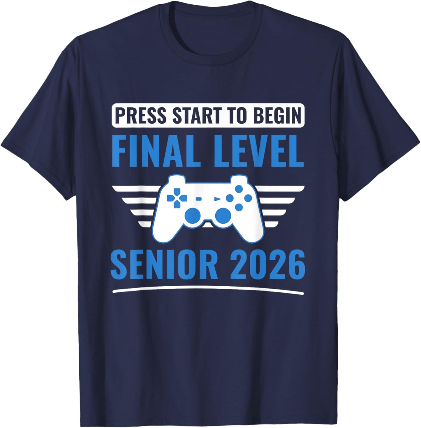 Senior 2026 Class of 2026 Senior T-Shirt - T-Shirt | Navy