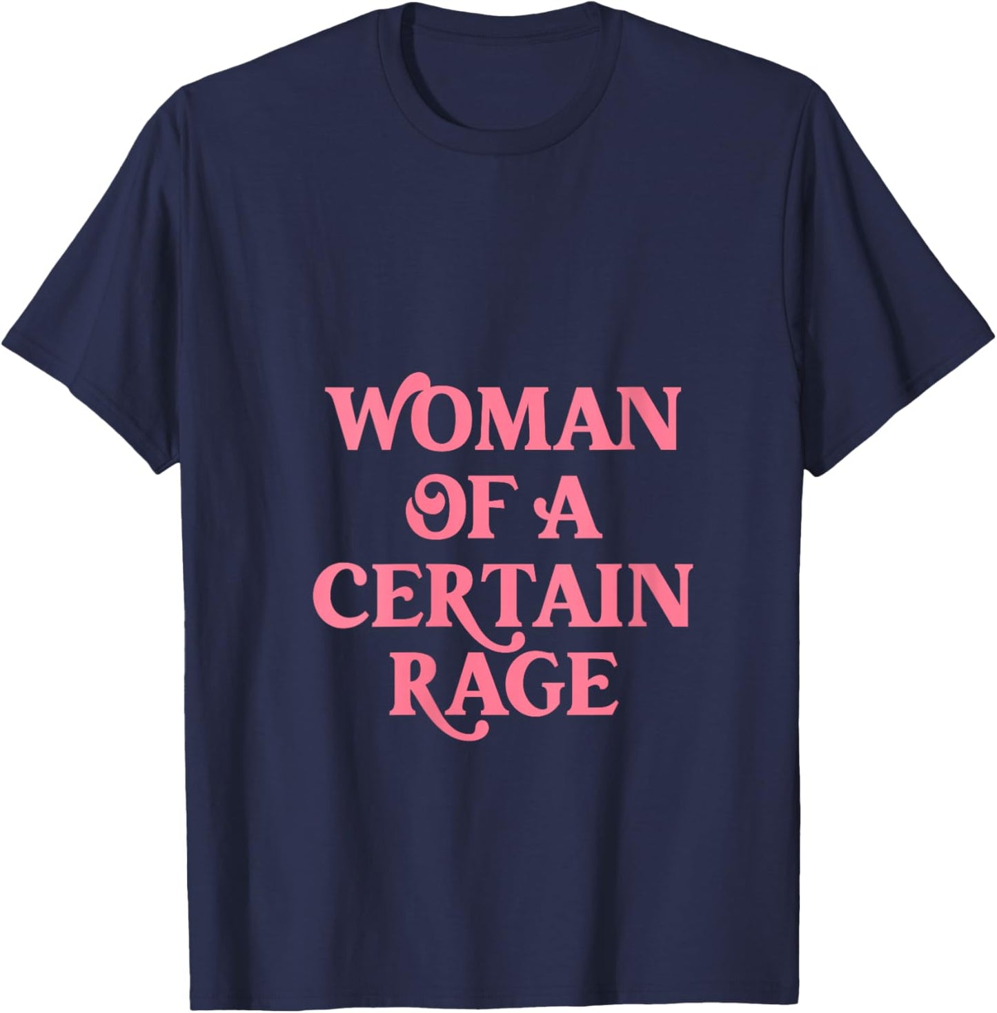 Women's Woman, of A Certain Rage V-Neck T-Shirt - T-Shirt | Navy