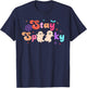 Spooky Season Cute Ghost Funny Halloween T-Shirt - T-Shirt | Navy