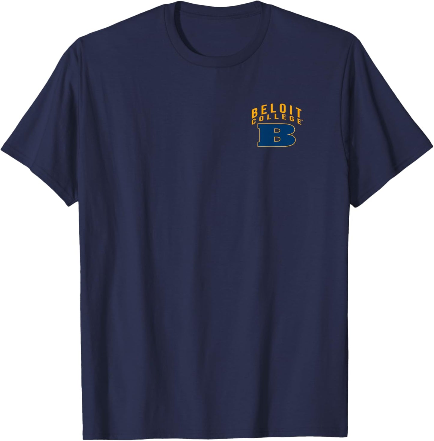 Beloit College Buccaneers Primary Left Chest T-Shirt - T-Shirt | Navy