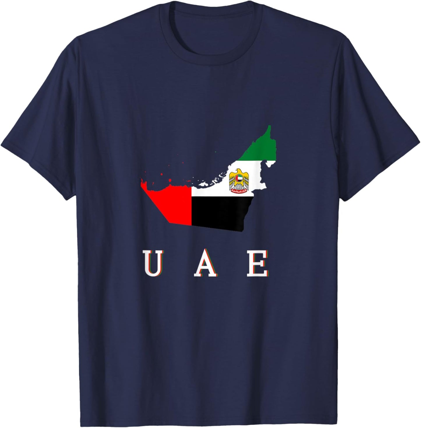 Drapeau des Émirats Arabes Unis patriotiques pour Hommes, Femmes, Enfants, Émirats Arabes Unis T-Shirt - T-Shirt | Navy