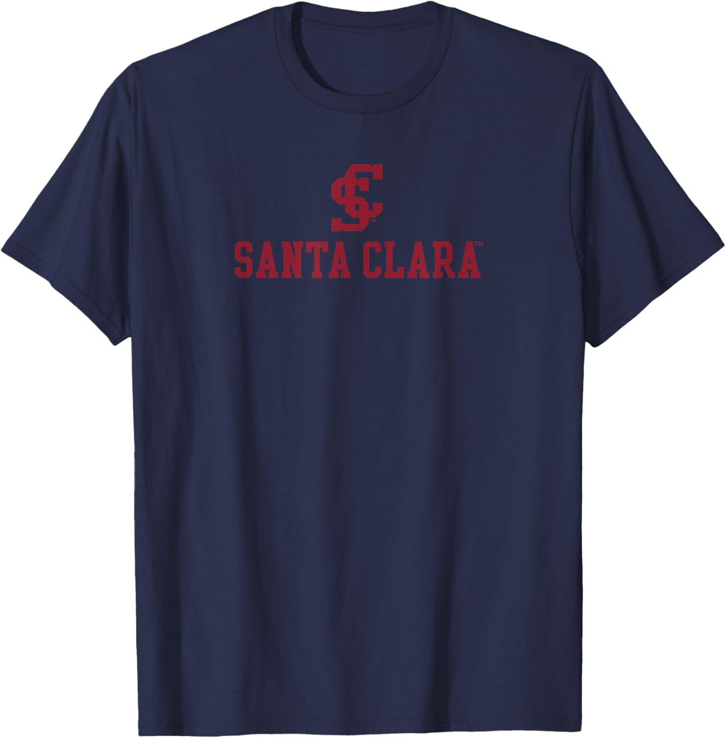 Santa Clara University SCU Broncos Primary Logo T-Shirt - T-Shirt | Navy