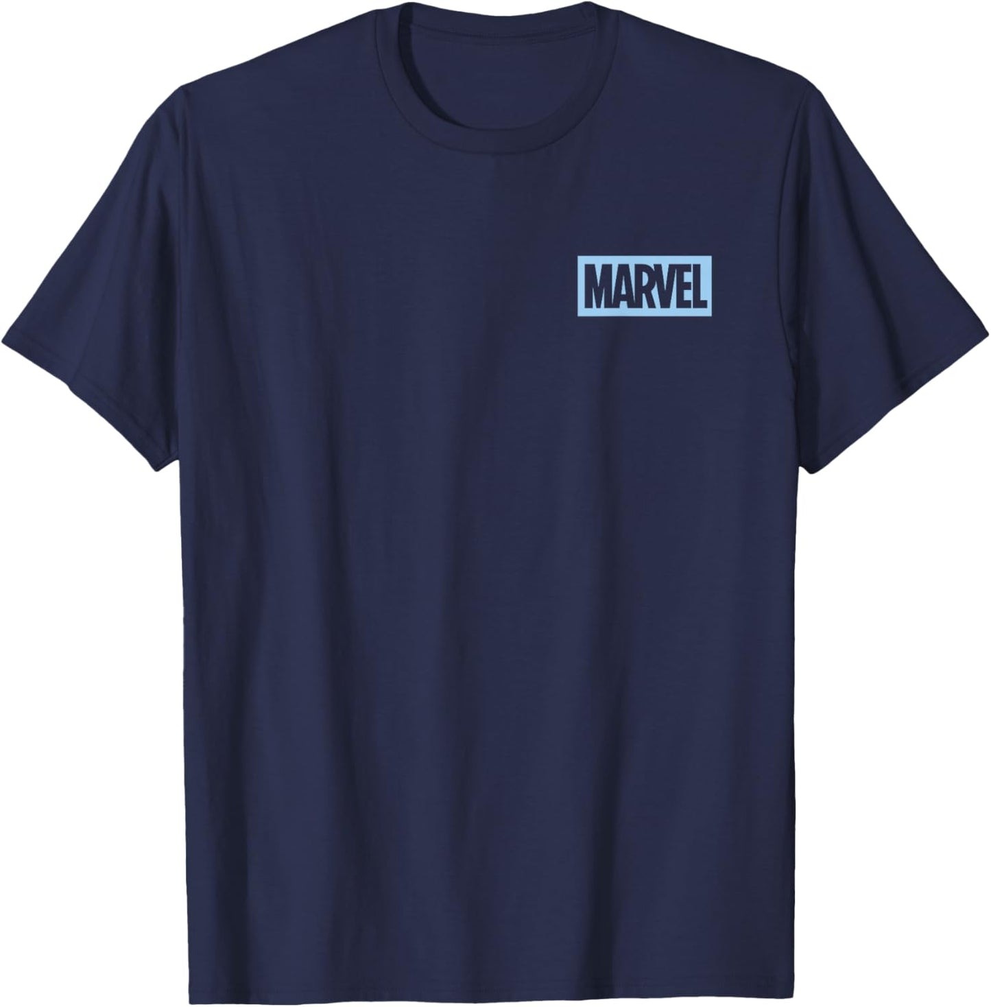 X-Men - Iceman Name Stacked Oversized T-Shirt - T-Shirt | Navy