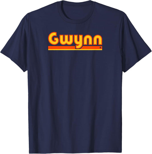 Tony Gwynn Jr: Team Name Text - San Diego Baseball T-Shirt - T-Shirt | Navy