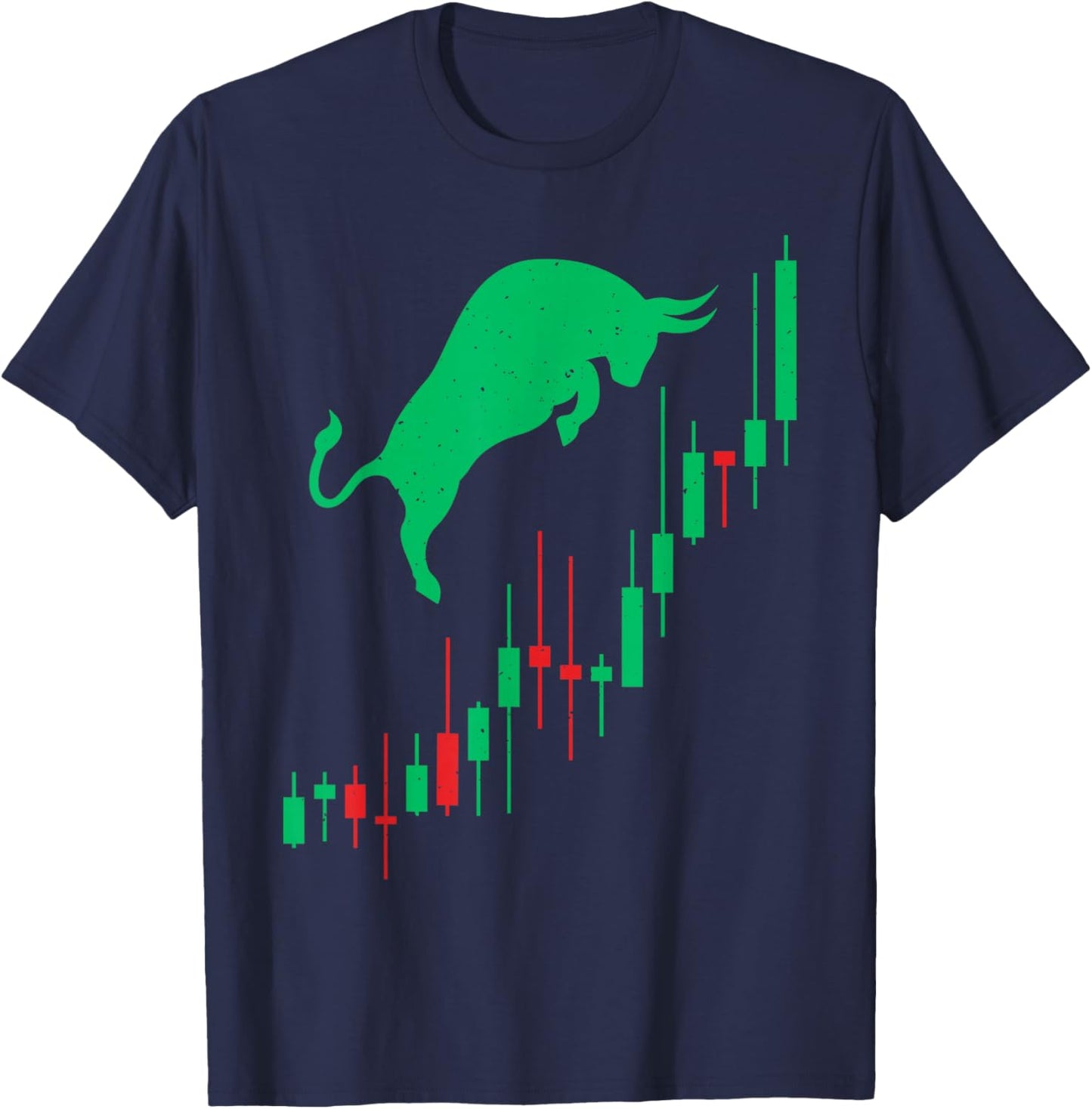 Cool Stock Market Art Women Stock Trading Day Trader T-Shirt - T-Shirt | Navy