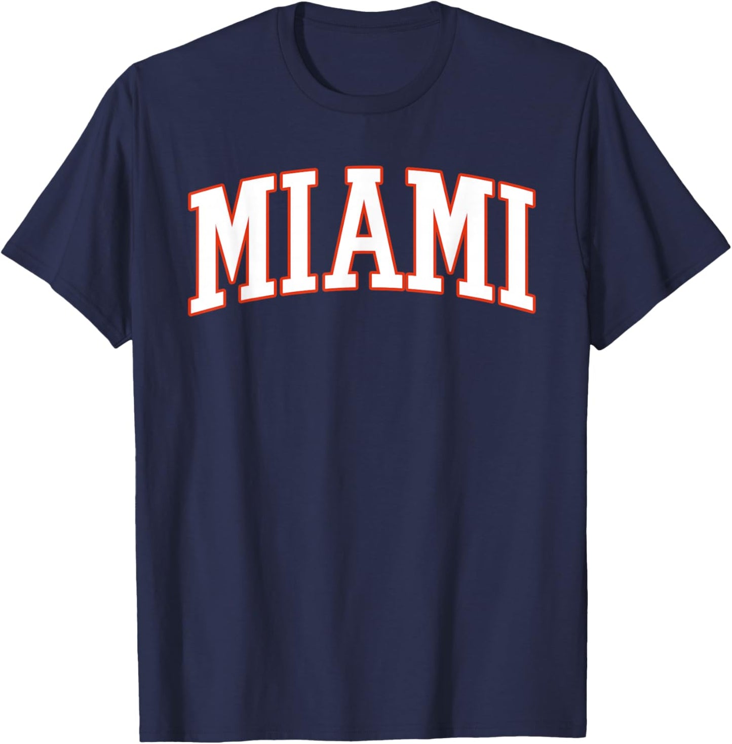 Miami Florida FL Vintage Men Women Kid T-Shirt - T-Shirt | Navy