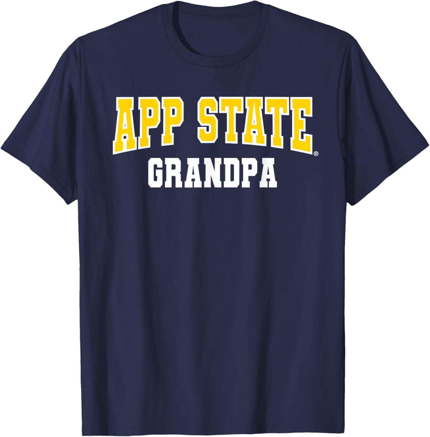 App State Grandpa Mountaineers NCAA APPSTATE111 T-Shirt - T-Shirt | Navy