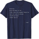 Funny Christian Shirt, Paul Letter Bible Verse T-Shirt - T-Shirt | Navy