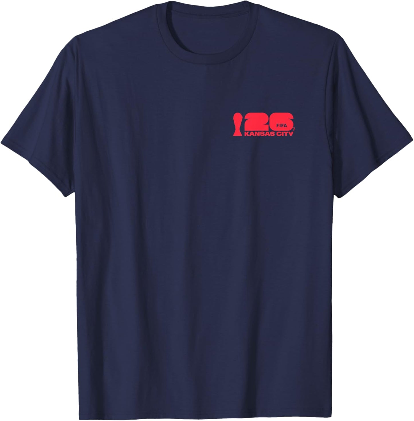 FIFA World CUP26 Kansas City Poster T-Shirt - T-Shirt | Navy
