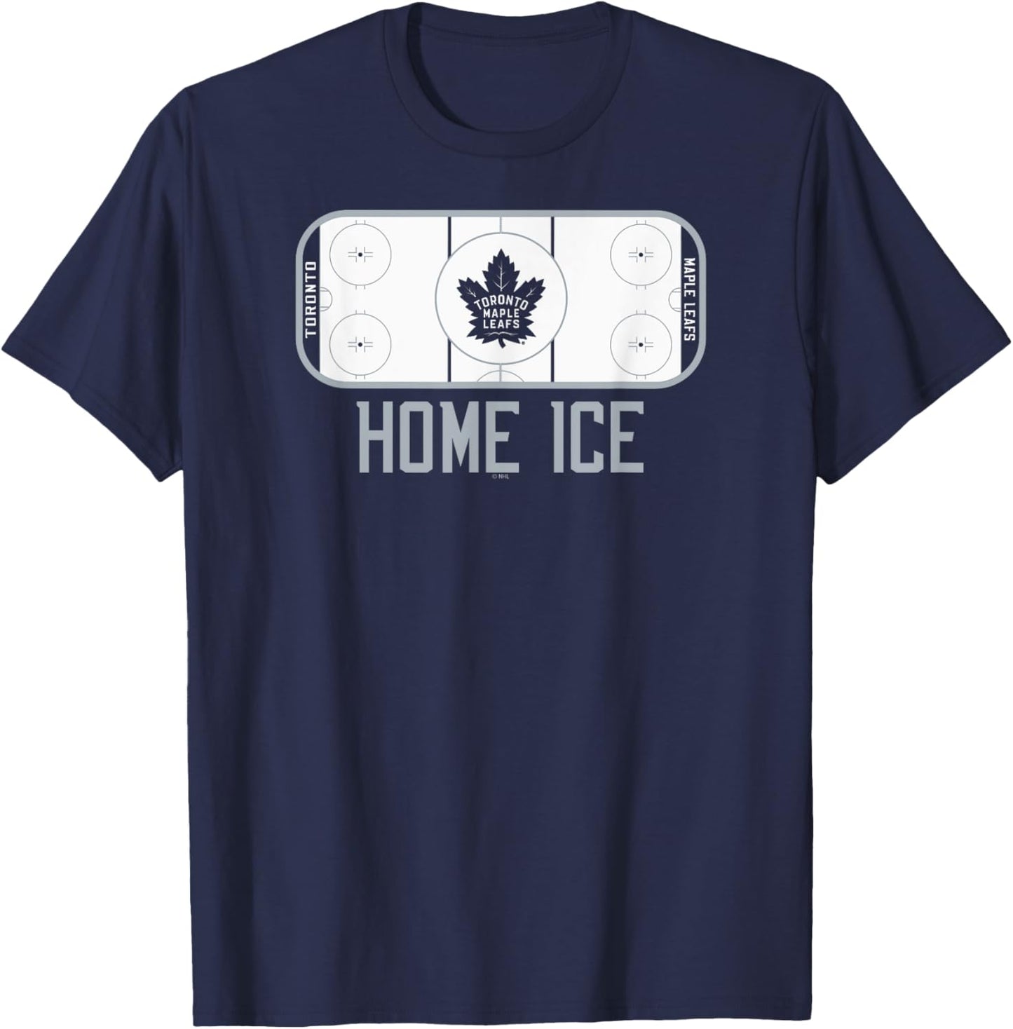 Toronto Maple Leafs Home Ice Blue Officially Licensed T-Shirt - T-Shirt | Navy