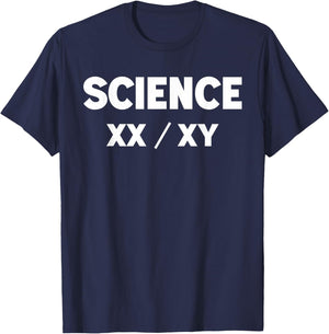 XX Is Not The Same As XY Science Funny Scientist Joke Humour -Adults T-Shirt - T-Shirt | Navy