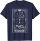 Retro Tarot Card Realtor Real Estate Agent House Broker T-Shirt - T-Shirt | Navy