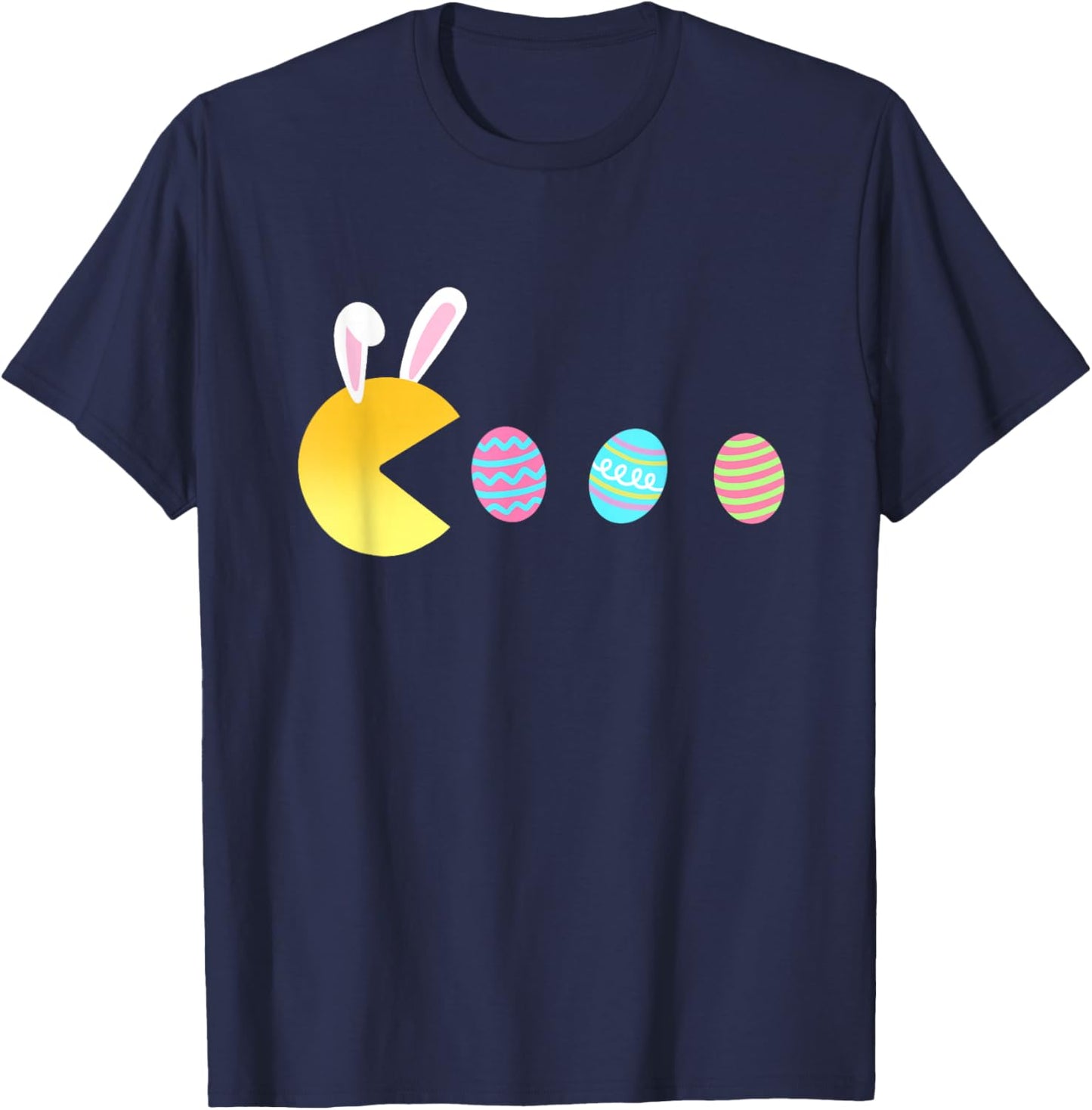Happy Easter Bunny Video Game Funny Boys Girls Kids T-Shirt - T-Shirt | Navy