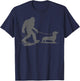 Bigfoot Walking Dachshund Dog Funny Wiener Dog Dad Gifts Men Women Kids T-Shirt - T-Shirt | Navy