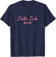 Licensed Cursive Mom - Pink T-Shirt - T-Shirt | Navy